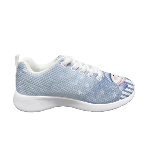 Christmas Kids Sneakers Girls Boys Running Shoes Breathable Mesh Indoor Training Sneaker Lightweight Outdoor Sports Shoes for Little Kid Size11.5-13/ Big Kids Size1-32