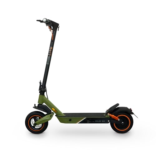 OLSSON Patinete eléctrico Adulto Mamba Lite- Motor 850W 48V Potencia máxima - Batería 10000mAh - hasta 35km autonomía - Luces LED - Ruedas tubeless 10' - Supensión Delantera/Trasera - Frenos Disco