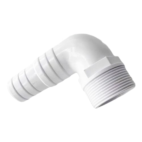 Oxtxuzdm Manguera de piscina de 90 grados, conector de manguera de piscina, adaptador de manguera de vacío, accesorios de piscina de plástico ligero