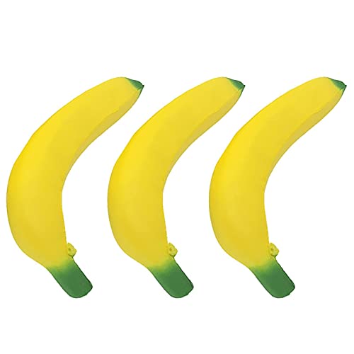スクイーズおもちゃ 伸縮性 バナナ 感覚おもちゃ バナナストレスリリーフおもちゃ グッズストレス発散 低反発おもちゃ 減圧玩具 人気 子供 大人 スクイーズフィジェットおもちゃ 3個