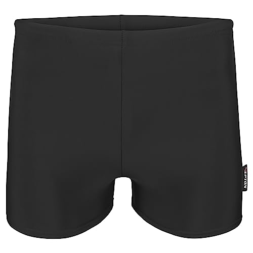 Repton - Bañador tipo bóxer para niños de 3 a 14 años, Negro, 9-10 Años