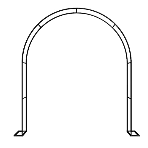 Tonnelle à rosiers en métal durable, treillis d'arche haut de gamme