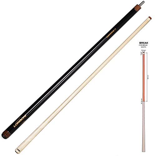 Longoni Hurricane 2 taco de billar pool hoja maple sin forro miniatura 2