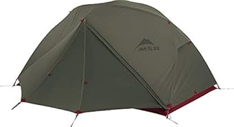 MSR アウトドア キャンプ 軽量 バックパッキング テント グランドシート(フットプリント)付 エリクサー2 (2人用) グリーン 【日本正規品】 37032