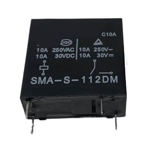 Relais SMA-S-112DM mini relais de puissance 12V 10A 36F-1A-12V-10A à souder