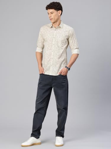Image of Majestic Man Stylish Geomatric Print Casual Shirt - Pure Cotton| Full Sleeve | Trendy & Comfortable