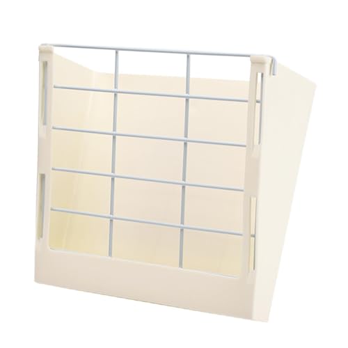 WUUISDNX Comedero con Soporte para heno de Acero, práctico dispensador de Alfalfa para jaulas Animales pequeños, Recipiente plástico para Comida, Apto para Conejos, Accesorios para dispensadores