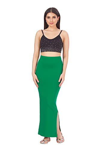 Image of Studio Shringaar Women's Pure Cotton Stretchable Saree Shapewear Petticoat