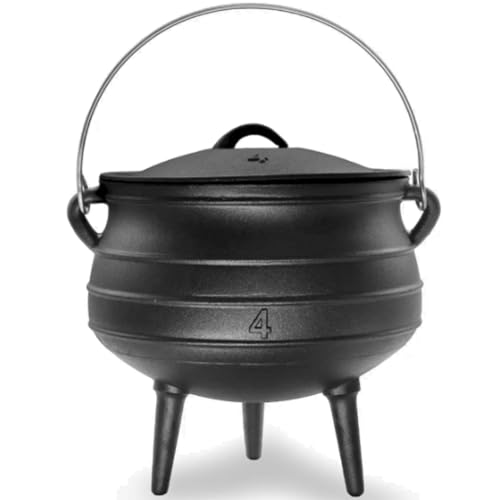 Cuisiland 10QT Cast Iron Potjie with Lid & Legs