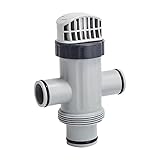 CXCDSS Depuradora Piscina, Filtro de Piscina, Conector Manguera con válvula Adaptador Bomba Filtro Válvula émbolo Encendido/Apagado 32 mm Accesorios Repuesto a Prueba Fugas