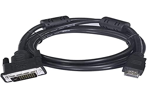 Cabo HDMI Macho para DVI-D 24+1 Pinos 2 Metros HDVI-2