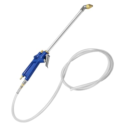 Image of QWORK Air Blow Gun Pneumatic Engine Cleaning Gun with 4Ft Hose, Cleaning Degreaser Sprayer Tool
