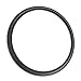 FocusFoto Aluminum Alloy Metal Lens Decoration Ring for Fuji X100 Series Camera, Compatible with Fuji X100V, X100VI, X100F, X100T, X100S, X100 (Black)