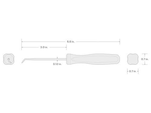 Image of TEKTON Compound Pointed Pick (1 /8 x 3 in. shank) | PNH21110 | Made in USA