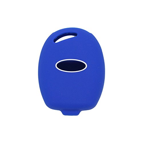 BROVACS Silicone Cover Protector Case Holder Skin Jacket Compatible with FORD 3 Button Remote Key Fob CV2707 Deep Blue - Image 2