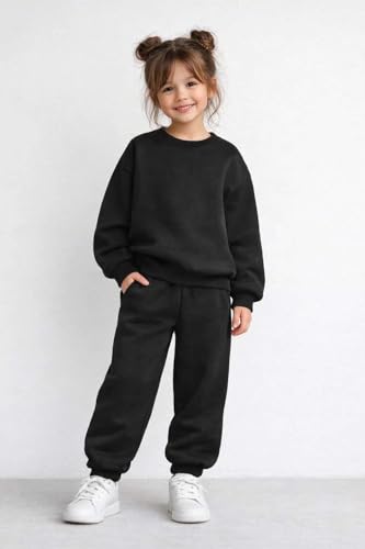Image of KOTTY Girls Winter Wear Set Warm Comfortable Top and Bottom Outfit