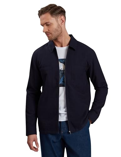 Chemise homme Kailins-ls Ted Baker veste zippée décontractée mode urbaine