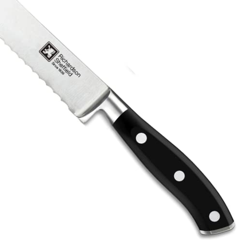 Richardson Sheffield Fn177 Vulcano Professional Bread Knife 8", Stainless Steel, Nsf Approved #TOP3