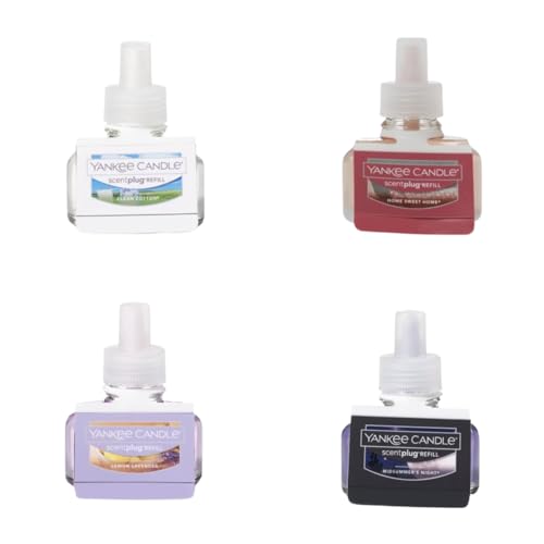 Yankee Candle Electric Plug Refill Scent (Pack of 4, Classic Comforts)