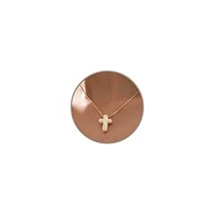 Bubble Cross-Large-Gold