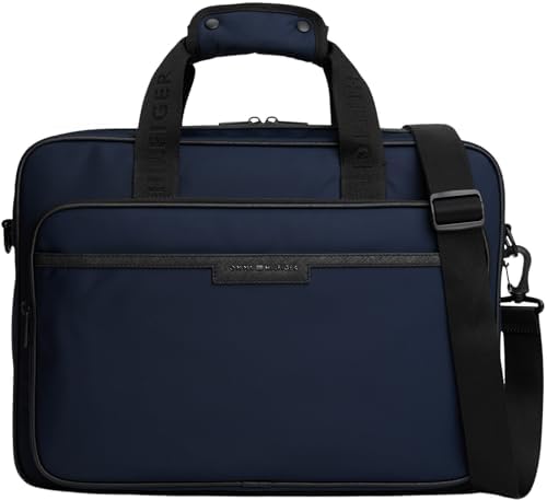 Tommy Hilfiger Maletín para portátil Hombre Repreve con correa pa...