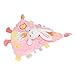 GLOGLOW Baby Blanket, Soft Polyurethane Material, Teether Security Blanket, 37 X 36 Cm for Infants and Toddlers
