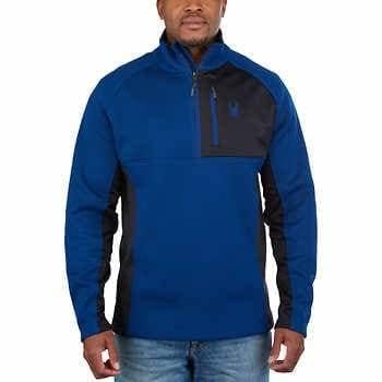 Amazon.com: Spyder Men's Half Zip Sweater Gait Knit Pullover