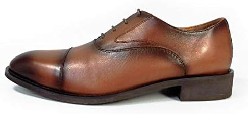 PARASHOE] 本革 内羽根ストレートチップ（キャップトゥ