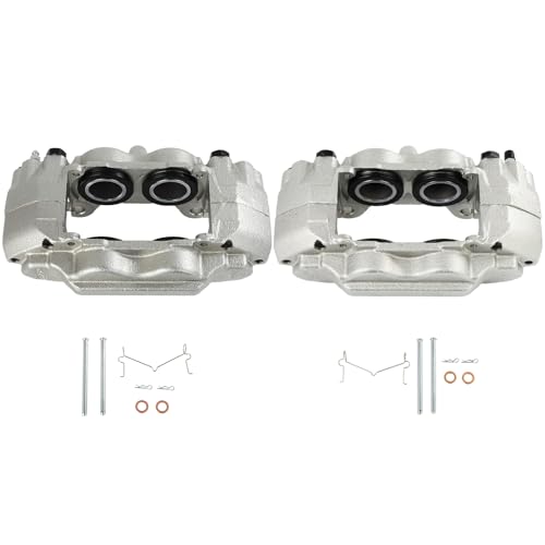 Image of SCITOO Front Brake Calipers Without Bracket 185019 185018 Compatible For Hummer For H3 2006-2010,For Hummer For H3T 2009-2010