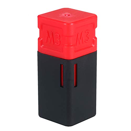 Kshzmoto Mandril de Pistola de Tuerca de Remache Surtido M3 y Pieza de Nariz Punta de remachador Pieza de Pistola Remachadora de Repuesto métrica Mandril roscado para Remache de Tuerca de Mano Cover