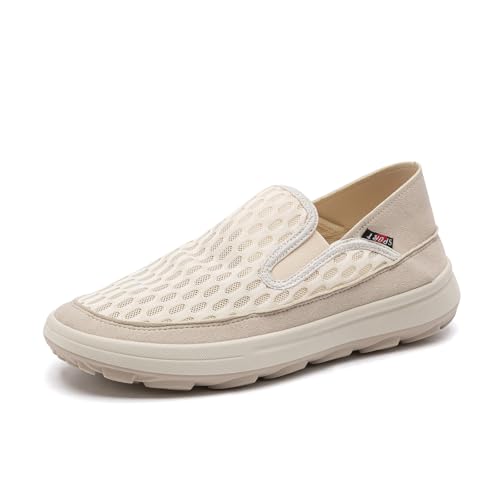 Mens Slip on Shoes Casual Walking Loafers Lightweight&Breathable Mesh Comfort Dress Sneaker for Men