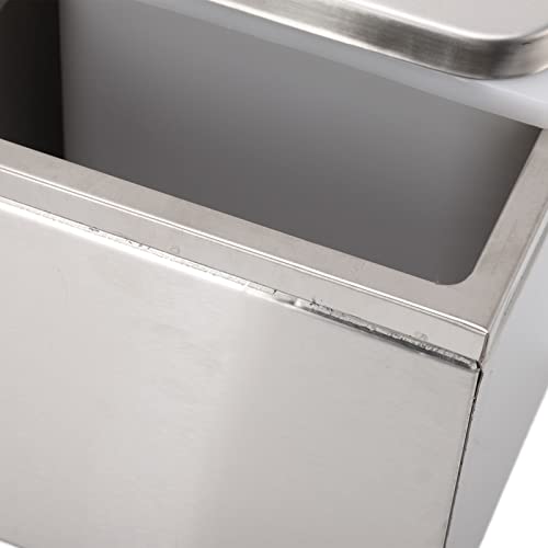 Dispensador de Condimentos, Contenedores de de Bomba, Estación de Plástico y Acero Inoxidable para Cocina y Hogar (Bomba Doble 1L)