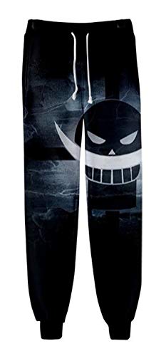 WANHONGYUE Anime One Piece Monkey D Luffy 3D Impreso Pantalones