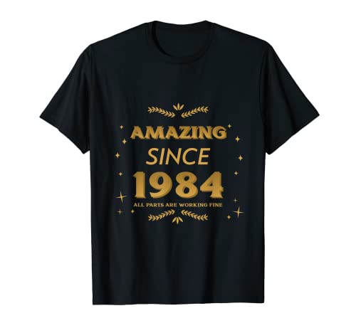 GOLDEN JOMQUERU DESIGN OF AMAZING SINCE 1984 T-Shirt