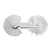 HARFINGTON R1-7 Radius Gauge Alloy Steel Radius Fillet Gauge Portable Concave Convex Measuring Tool for Tool and Die Makers Check