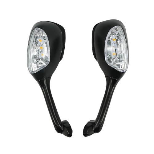 Espejos Suzuki GSX-R 600 750 1000 retrovisores intermitente LED cristal claro moto