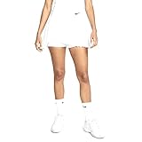 Nike NikeCourt Dri-FIT Advantage Women's Pleated Tennis Skirt (as1, Alpha, m, Regular, Regular, White/Black)