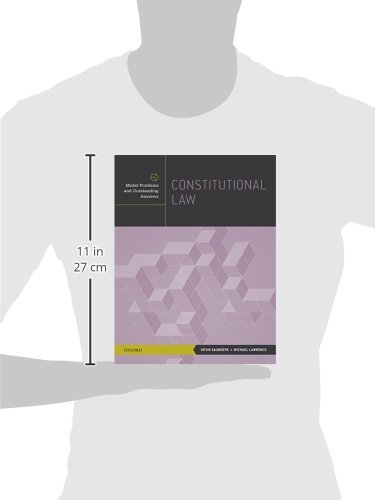 Constitutional Law: Model Problems And Outstanding Answers (Model Problems And Outstanding Answers) #TOP2