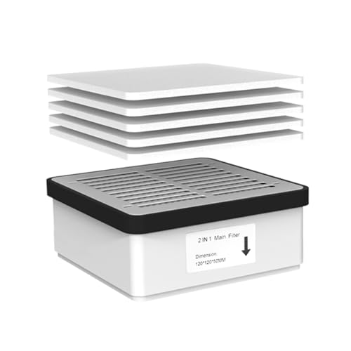 KQZ-W1/B1 Solder Fume Extractor Replacement Filters Set - 5*Pre-Filters + 1*Main Filter