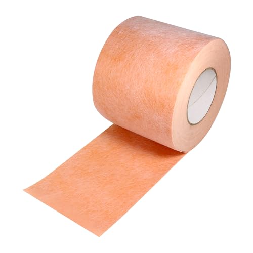 Waterproof Membrane for Shower,5Inch X 98.4Ft Feet Waterproofing Shower Membrane 20mil Thickness Waterproof for Sauna Bathroom Walls Tile Underlayment
