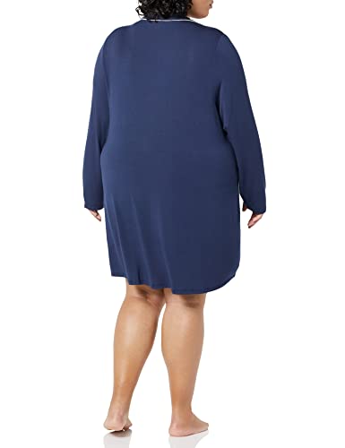 Image of Amazon Essentials Women's Piped Nightshirt (Available in Plus Size)