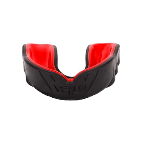 Venum 616 Unisex Senior 11+ Jahre Challenger Mundschutz,Einheitsgröße,Schwarz/Rot