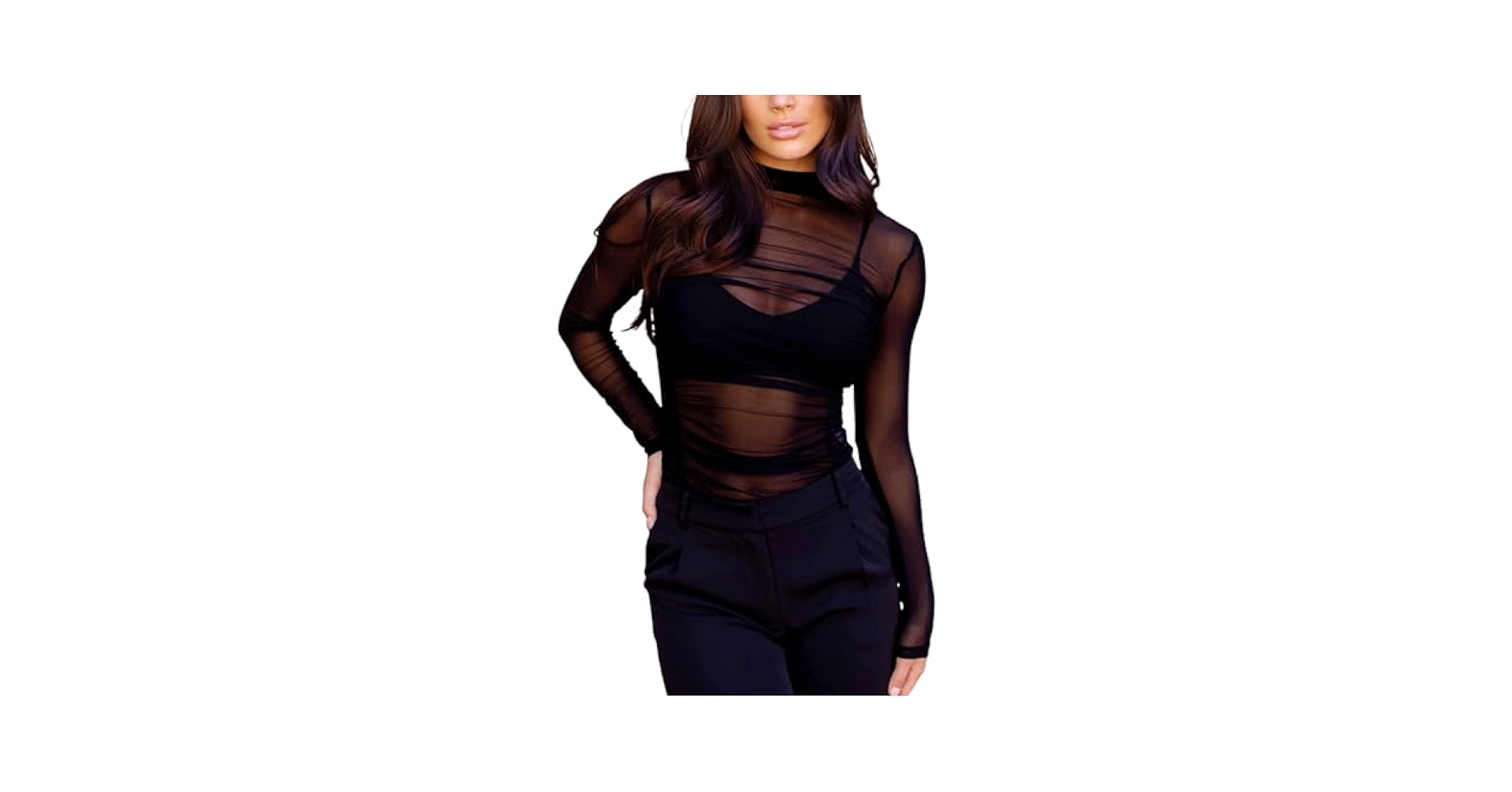 トップス PLANK PROJECT Mesh Teleco TrimBodysuit PLANK PROJECT Mesh Teleco TrimBodysuit