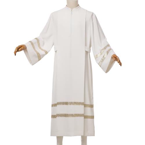 BLESSUME Clergy ALB Church Worship ALB Concelebration Vestments Robe3