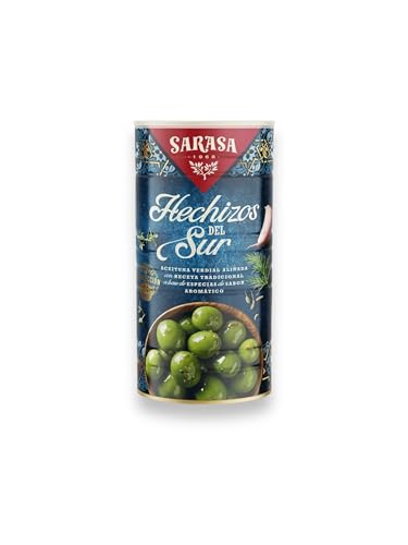 Aceitunas Hechizos del Sur – Aliñadas con Recetas Tradicionales – SARASA (Pack 1, Hechizos del Sur 1450g)