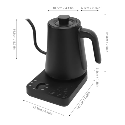 Hervidor eléctrico tipo cuello de cisne 1200W 1000ml miniatura 2