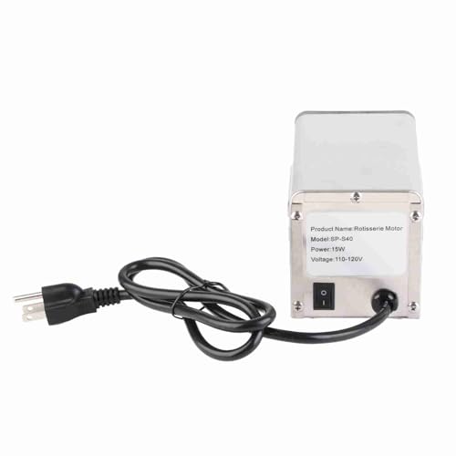 30kg Outdoor Rotisserie Kit Stainless Steel BBQ Rotisserie Motor Electric Roaster Barbecue Motor Roast Meat Grill (3-4RPM)