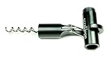 Screwpop Wine and Beer Bottle Opener Key Chain Multi Tool with Carabiner Clip Black Anodized