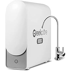 Mejor Osmosis Inversa Flujo Directo Geekpure sistema de filtración de agua por ósmosis inversa sin tanque con filtros giratorios - 800GPD de flujo rápido