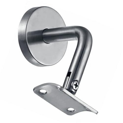 Fixation de rampe d'escalier robuste avec embout de finition en inox - 2